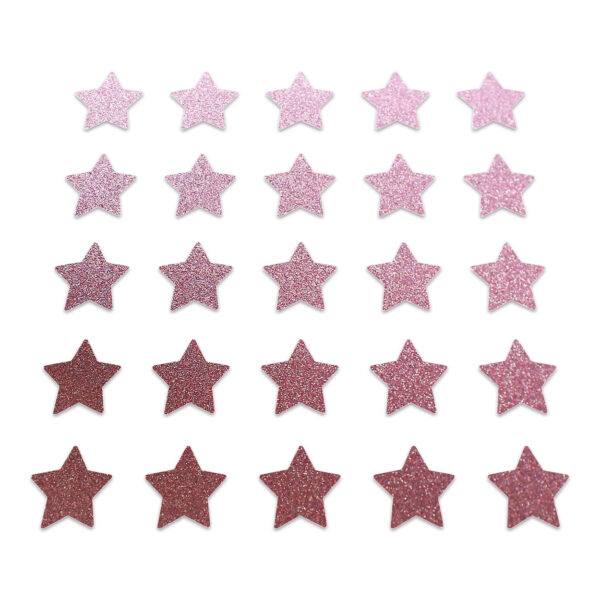 Star - Baby Pink Glitter