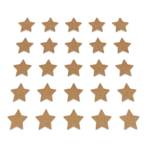 Star - Large, Brown Card