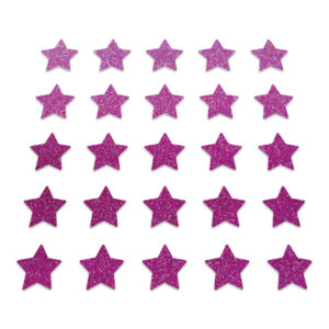 Star - Large, Bright Pink Glitter