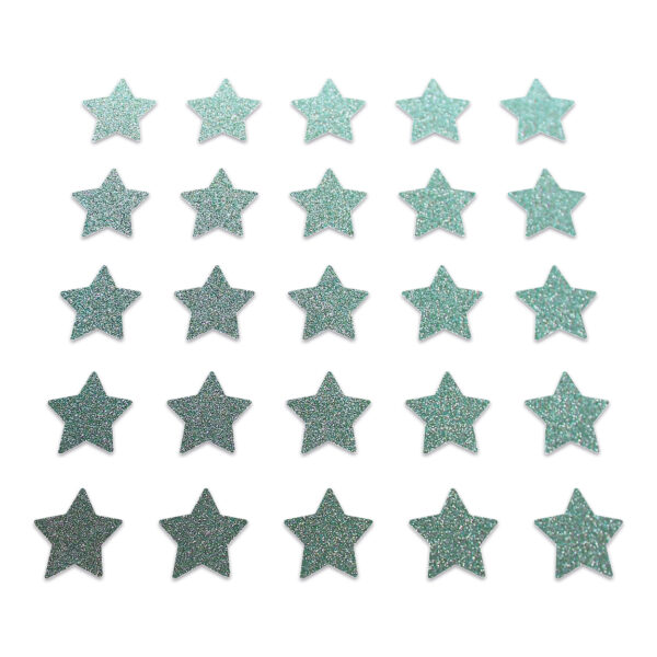 Star - Duck Egg Glitter