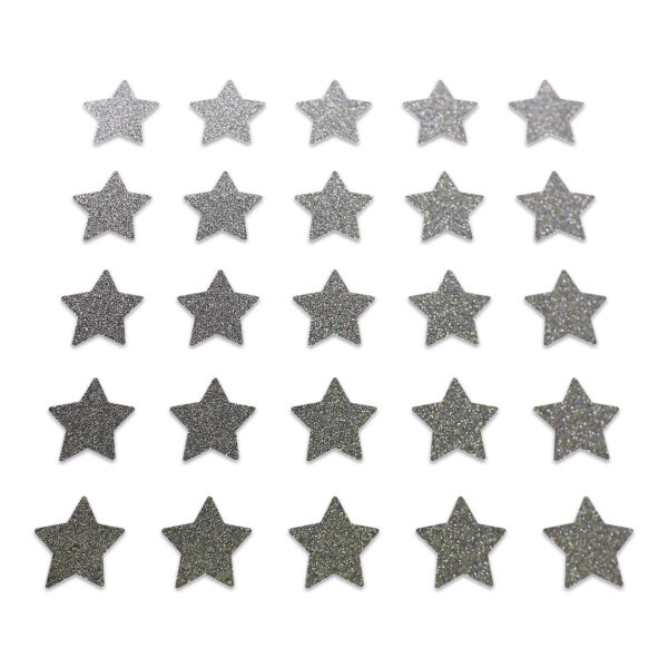 Star - Grey Glitter
