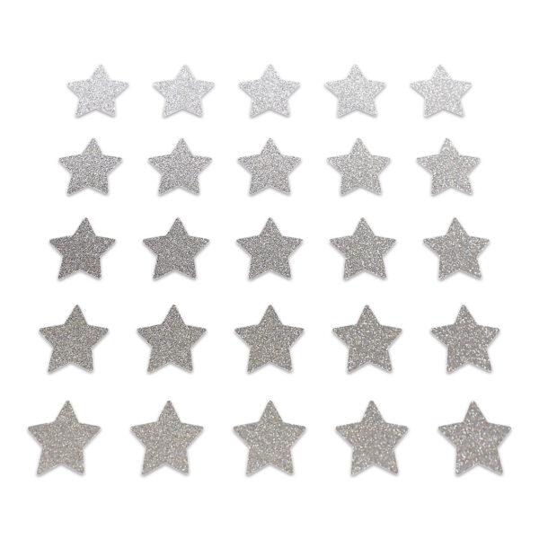 Star - Silver Glitter
