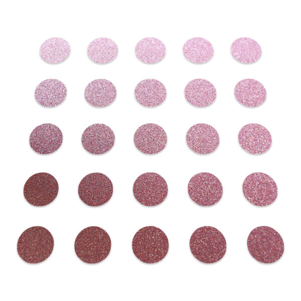 Circle - Baby Pink Glitter
