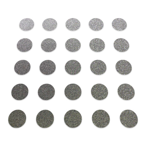 Circle - Grey Glitter