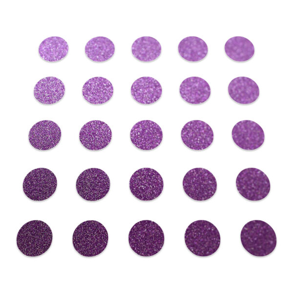 Circle - Purple Glitter