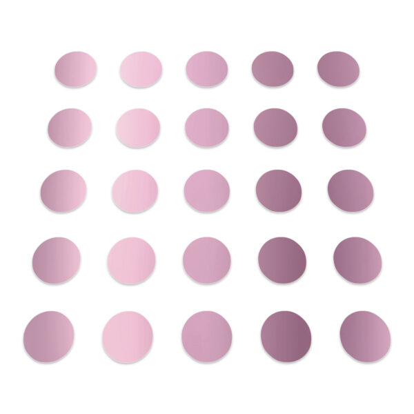 Circle - Shiny Pale Purple