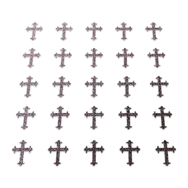 Cross - Brown Glitter