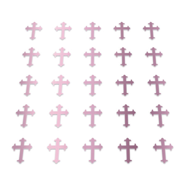 Cross - Shiny Pale Purple