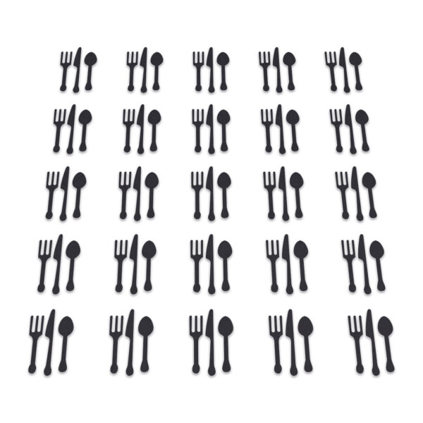 Cutlery - Black Card