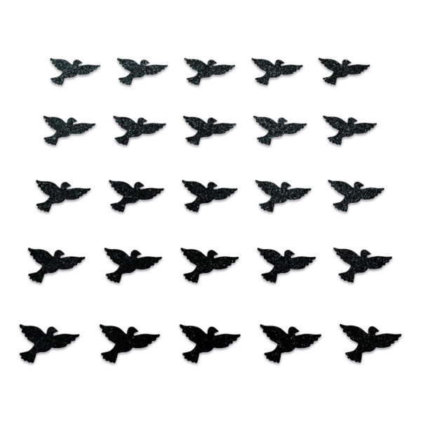 Dove - Black Glitter