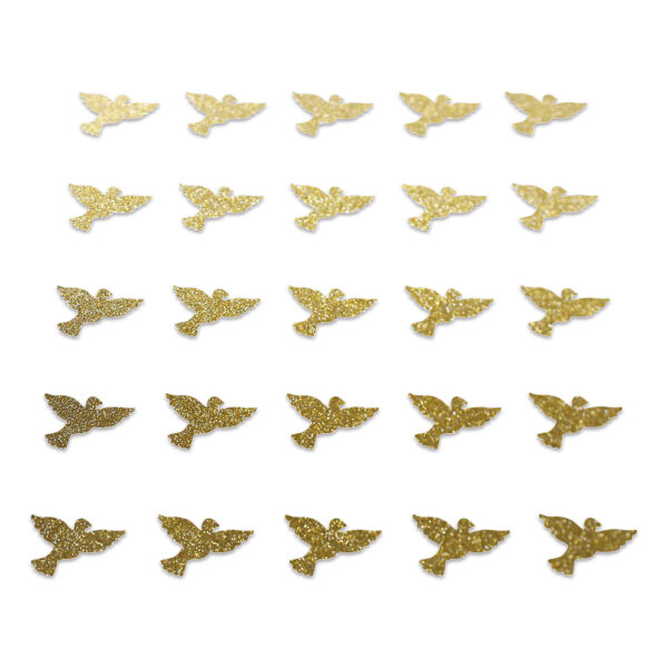Dove - Gold Glitter
