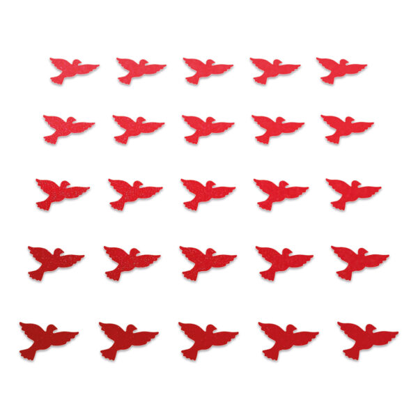 Dove - Red Glitter