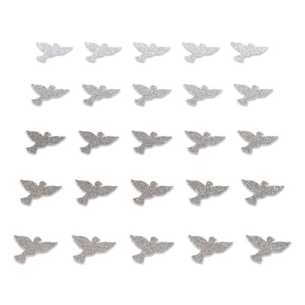 Dove - Silver Glitter