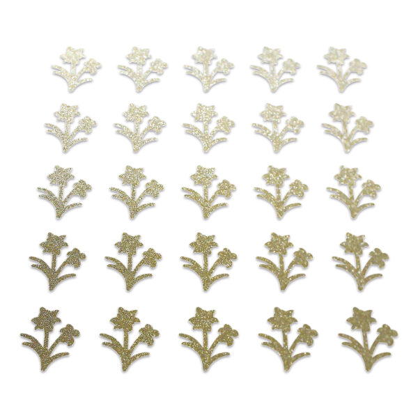 Flower - Champagne Glitter