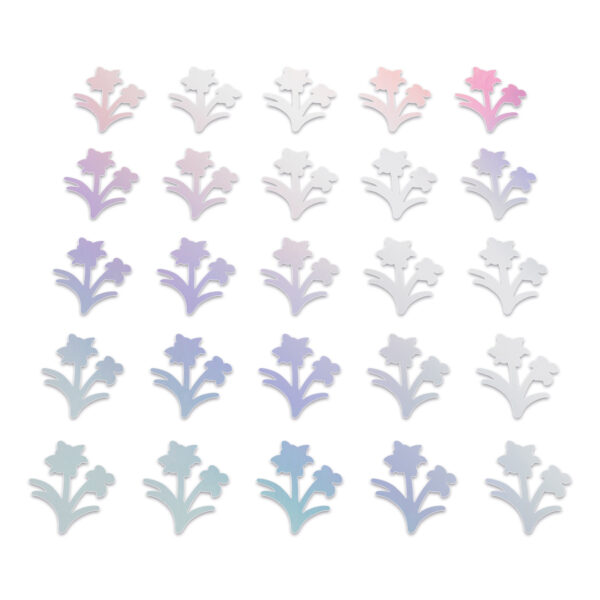 Flower - Shiny Irredesent Pearl