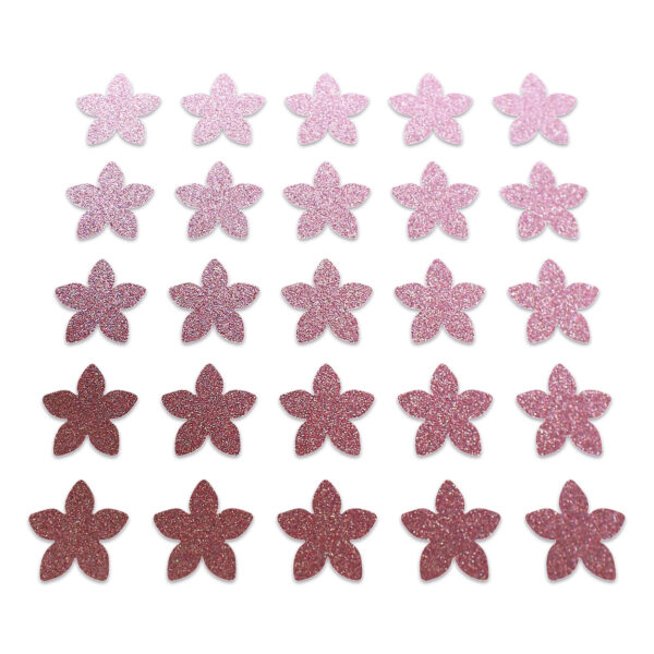 Flower - Baby Pink Glitter
