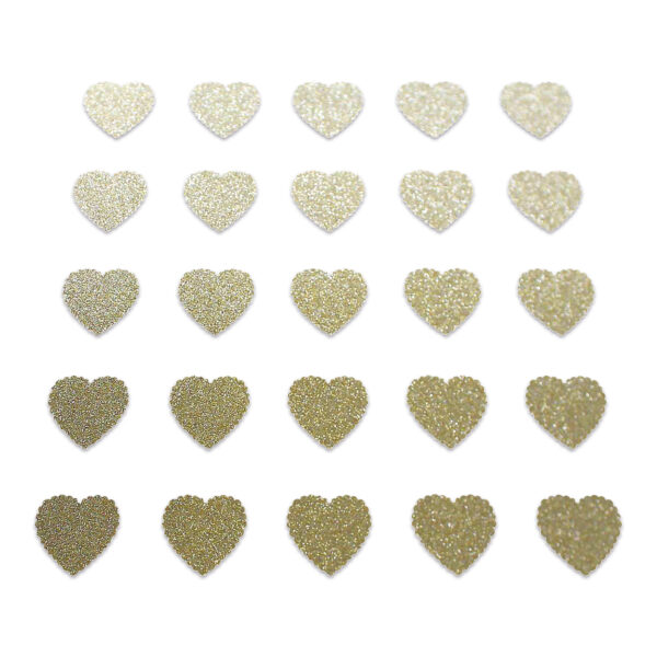 Heart - Champagne Glitter
