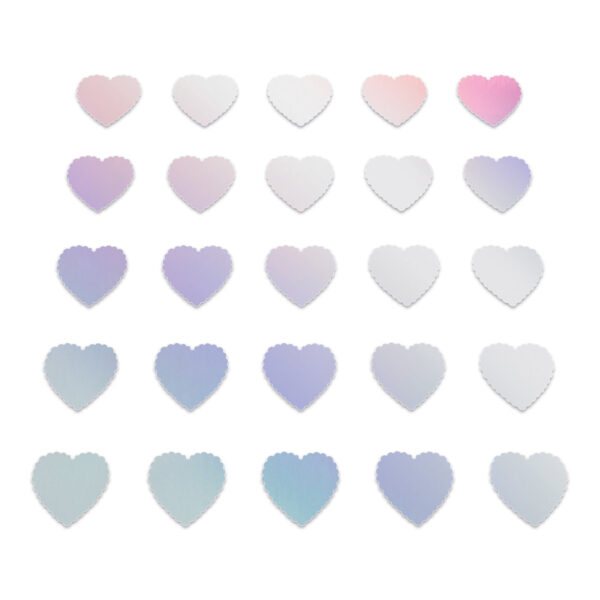 Heart - Shiny Irredesent Pearl