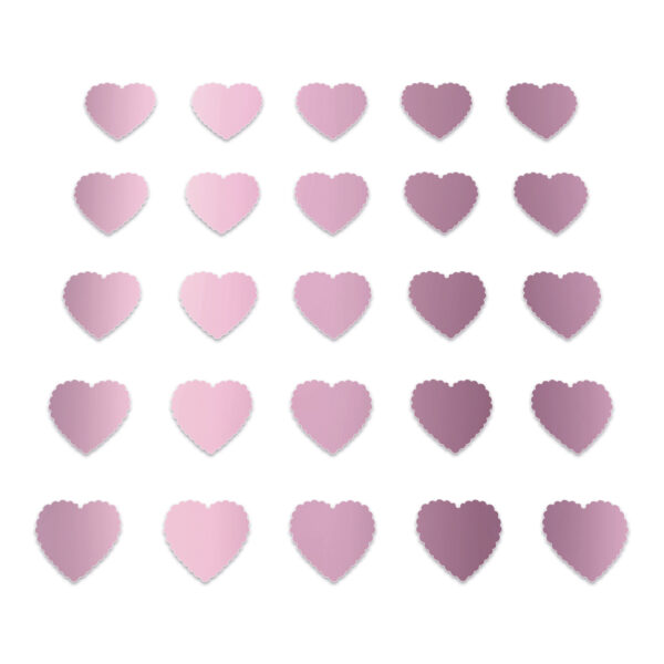 Heart - Shiny Pale Purple
