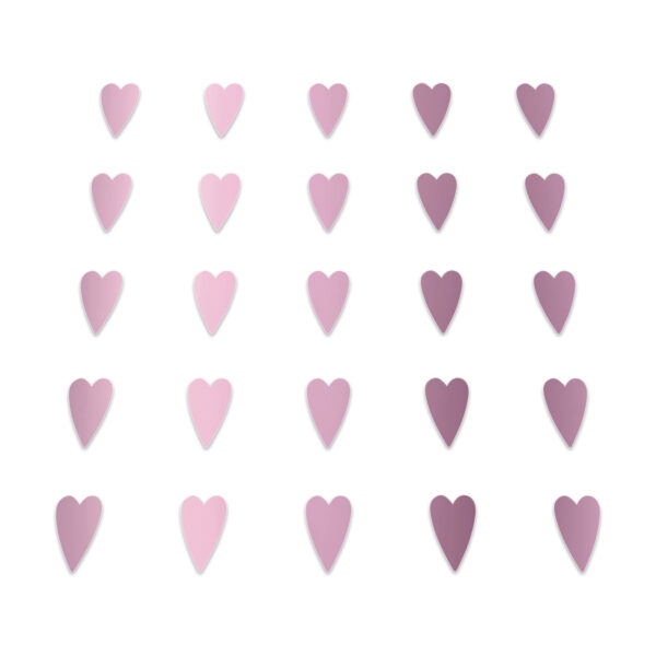 Heart - Shiny Pale Purple