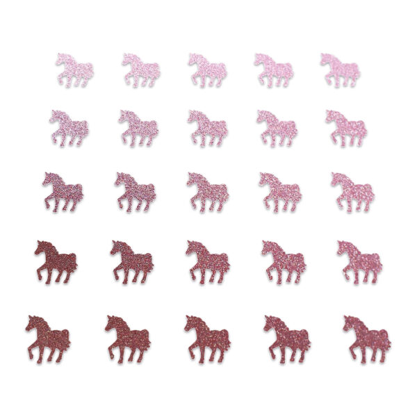 Horse - Baby Pink Glitter