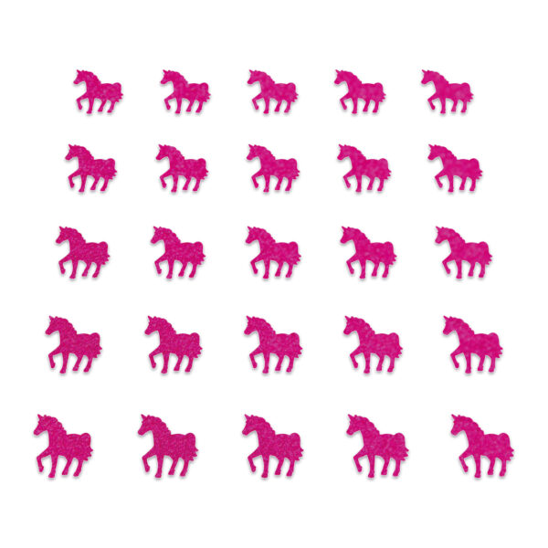 Horse - Neon Pink Glitter