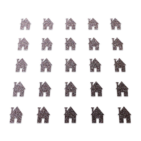 House - Brown Glitter