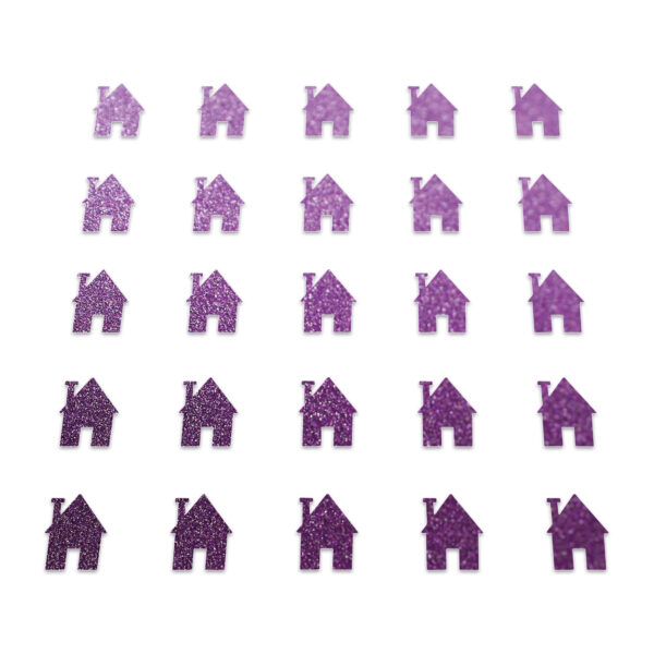 House - Purple Glitter