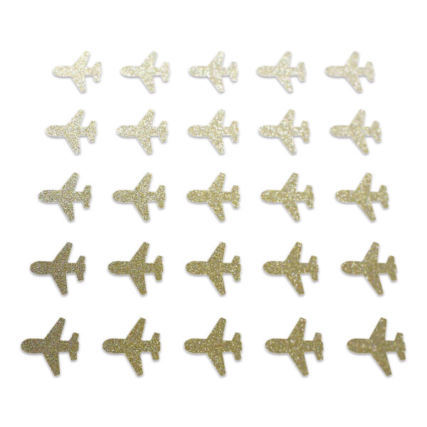 Plane - Champagne Glitter