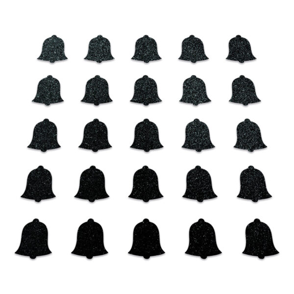 Bell - Black Glitter