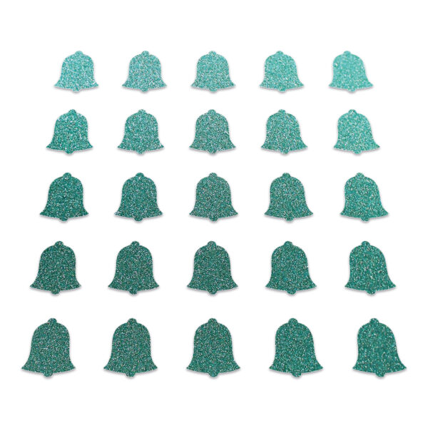 Bell - Dark Duck Egg Glitter