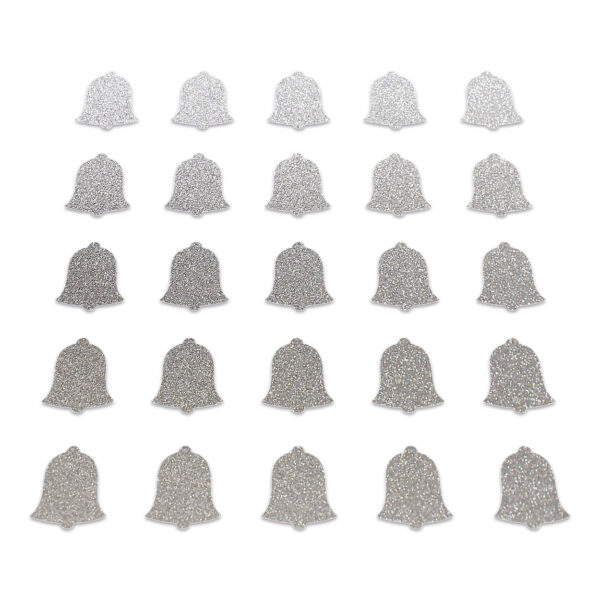 Bell - Silver Glitter