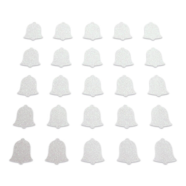 Bell - White Glitter