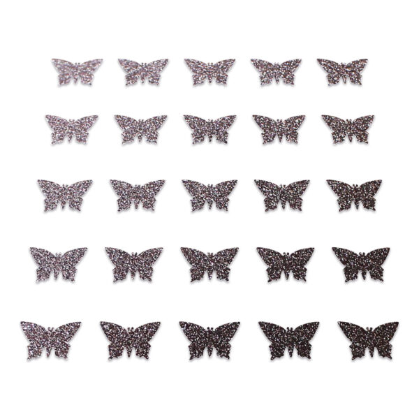 Butterfly - Brown Glitter