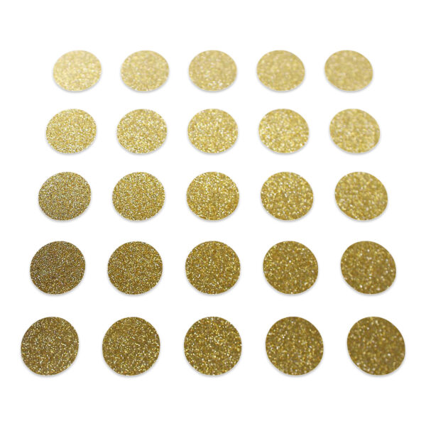 Circle - Gold Glitter