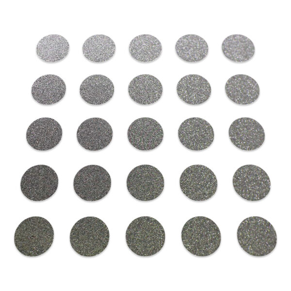 Circle - Grey Glitter