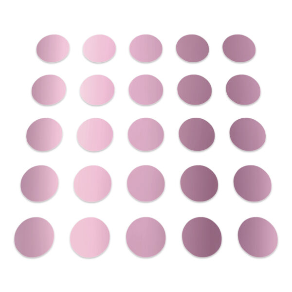 Circle - Shiny Pale Purple