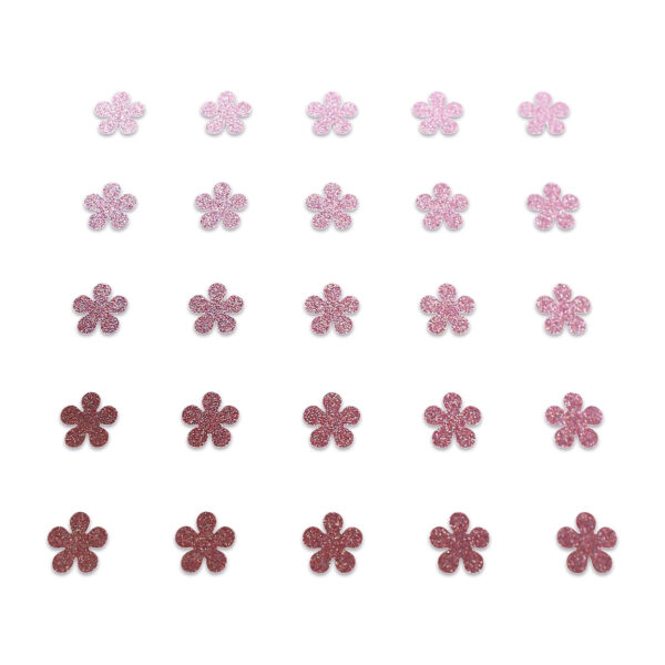 Flower - Baby Pink Glitter