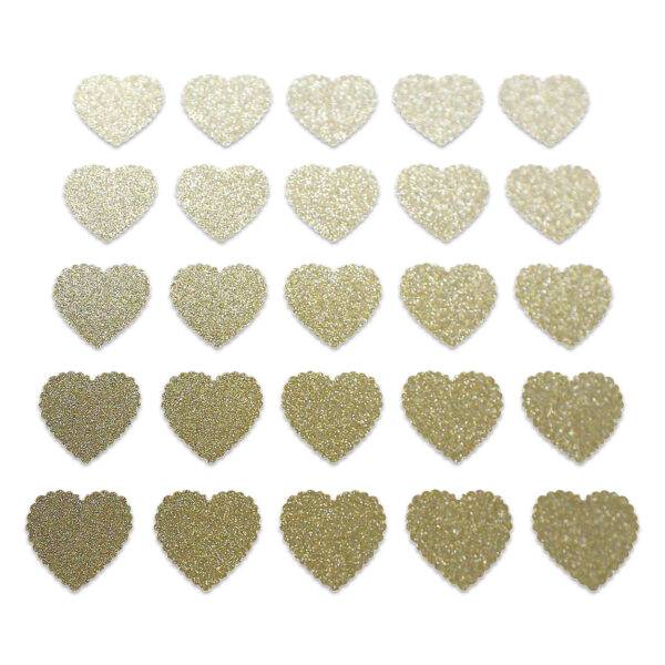 Heart - Champagne Glitter