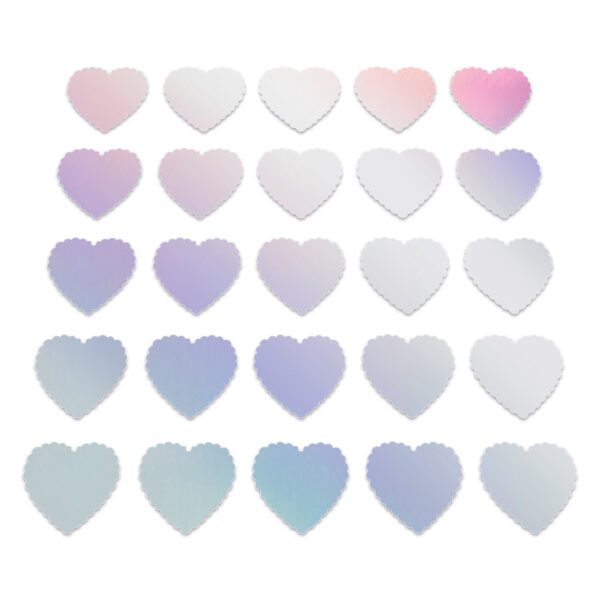 Heart - Shiny Irredesent Pearl