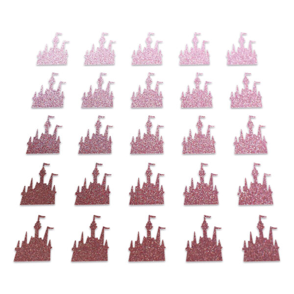 Castle - Baby Pink Glitter
