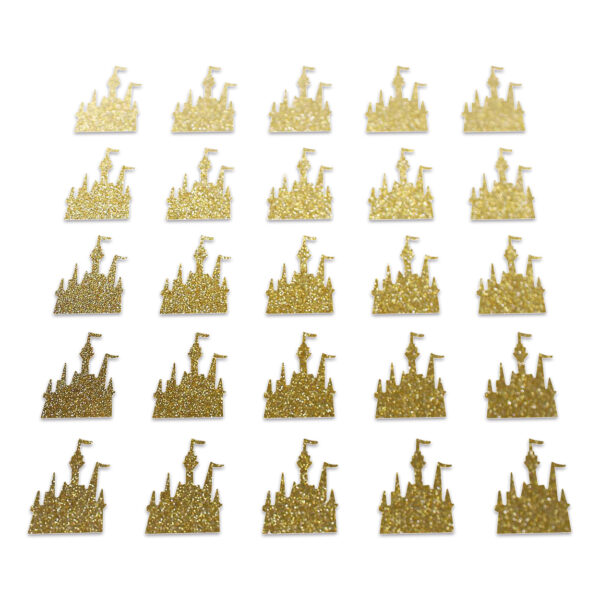 Castle - Gold Glitter