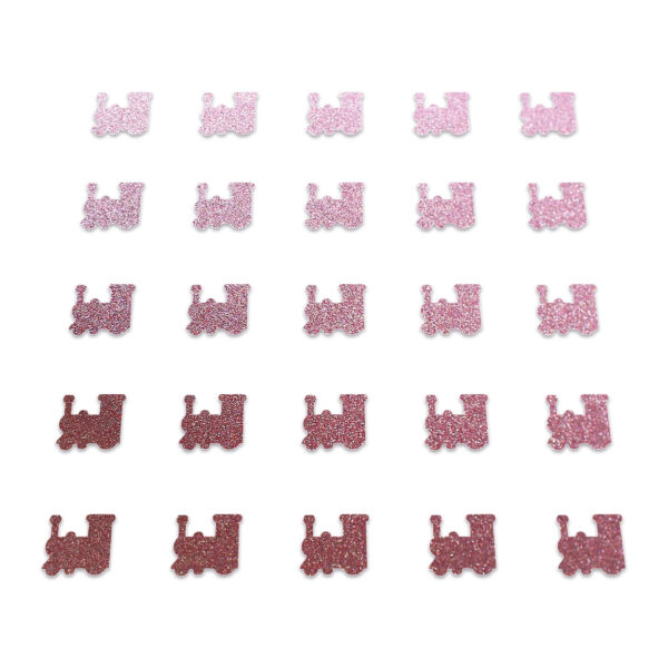 Train - Baby Pink Glitter