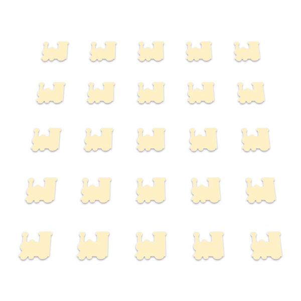 Train - Cream Card