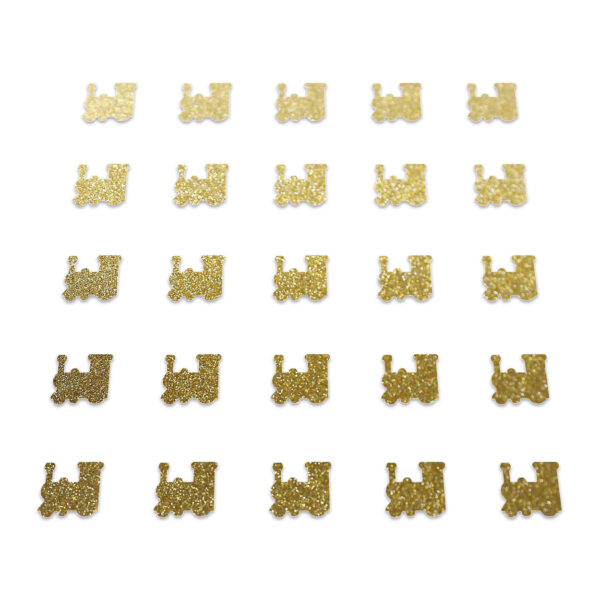 Train - Gold Glitter