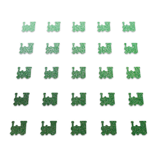Train - Green Glitter