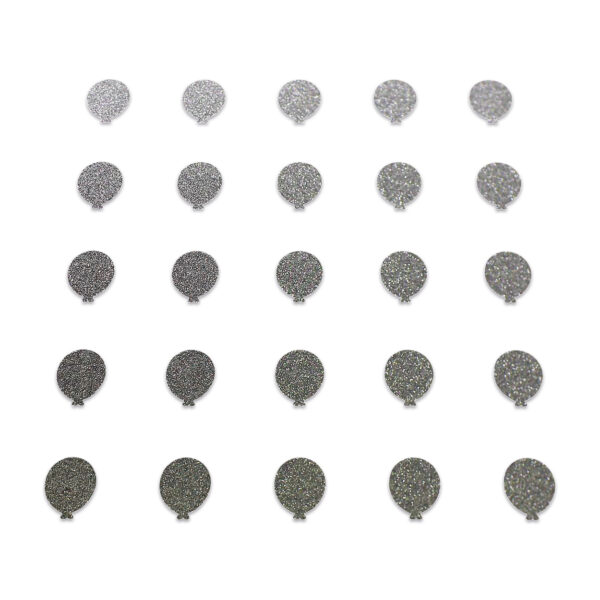 Balloon - Grey Glitter