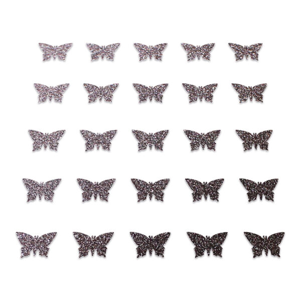 Butterfly - Brown Glitter