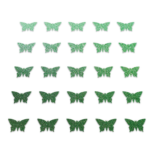 Butterfly - Green Glitter