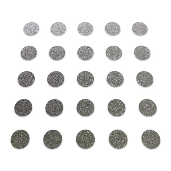 Circle - Grey Glitter